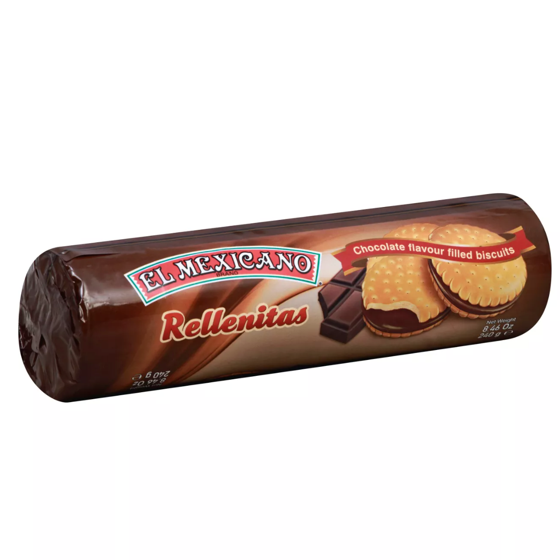 El Mexicano Rellenitas Chocolate Filled Biscuits 8.46 oz Main image