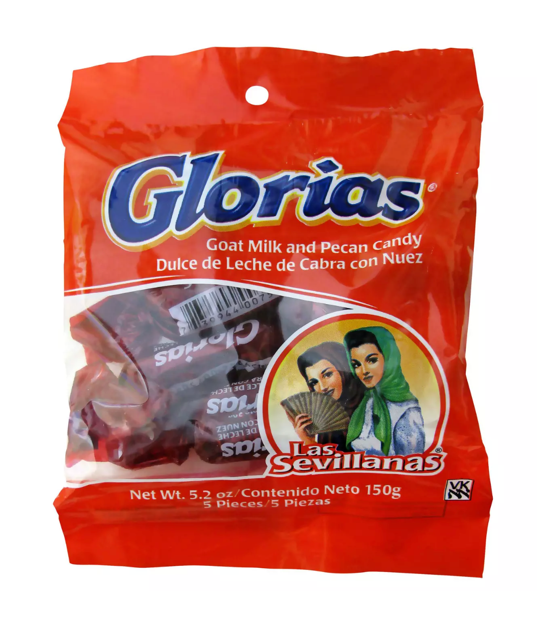 Las Sevillanas Glorias Goat Milk Pecan Candy 5 pcs