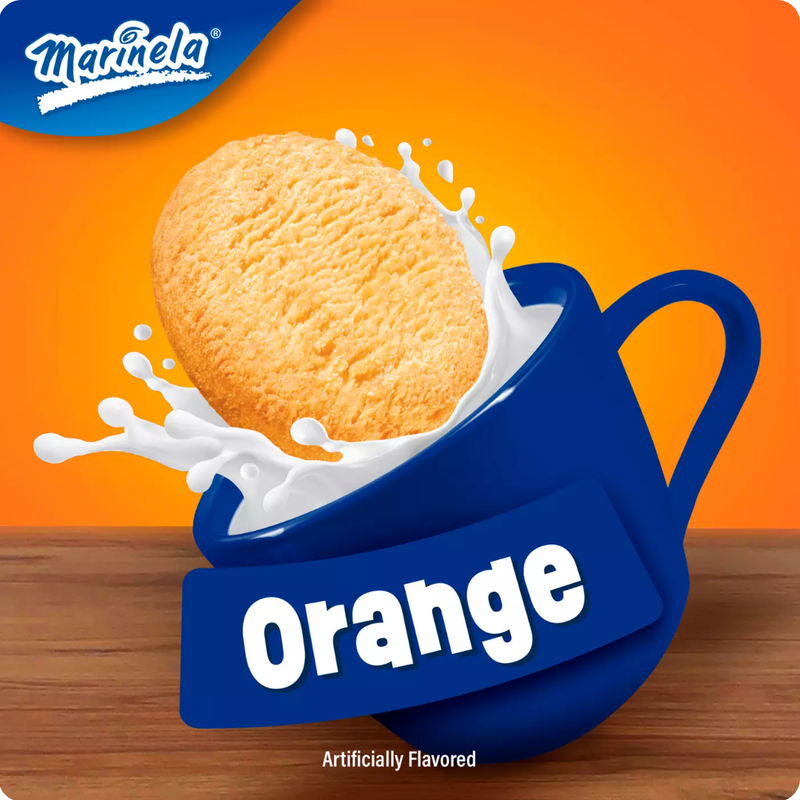 Marinela Polvorones Orange Shortbread Cookies 8 ct