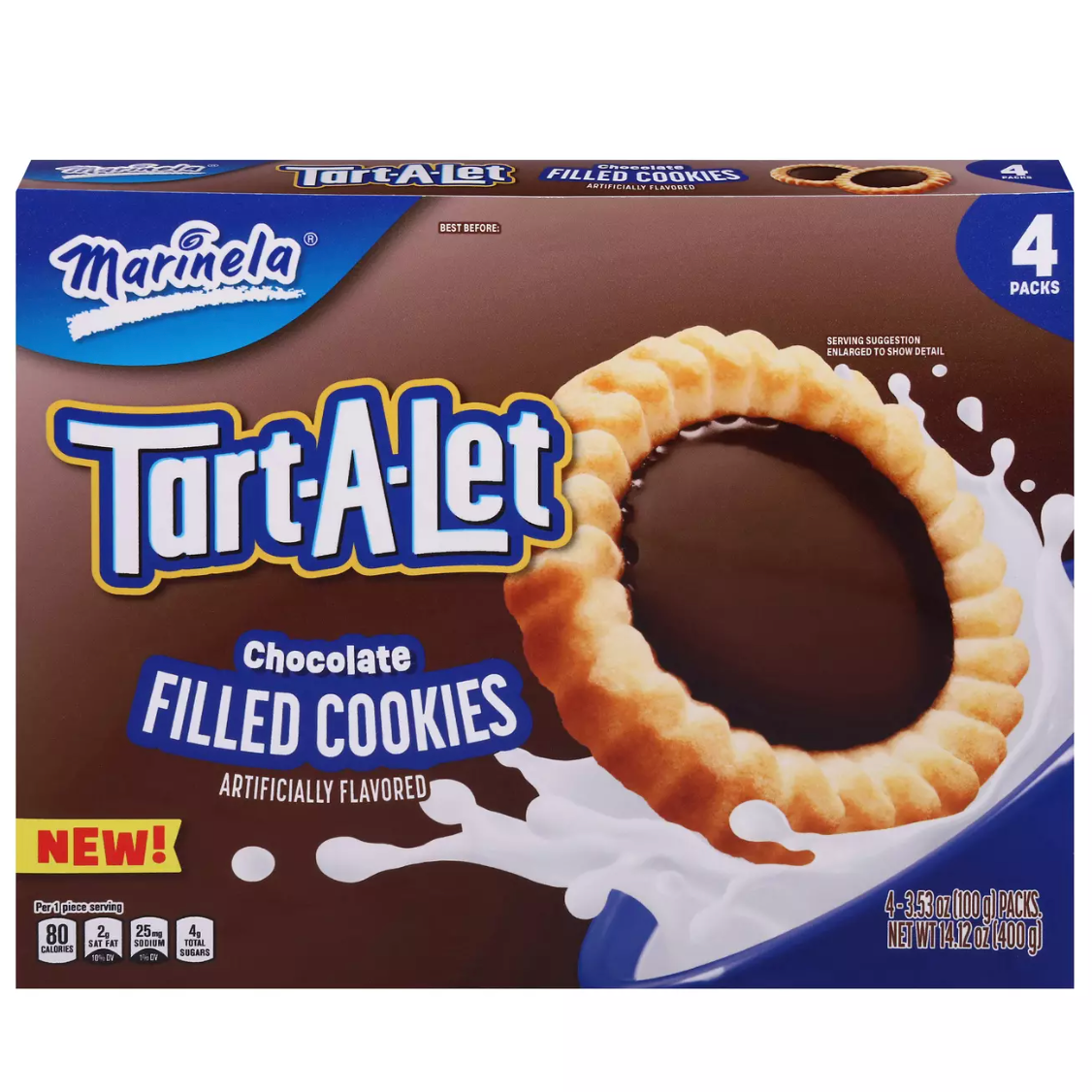Marinela Tart-A-Let Chocolate-Filled Cookies 14.12 oz