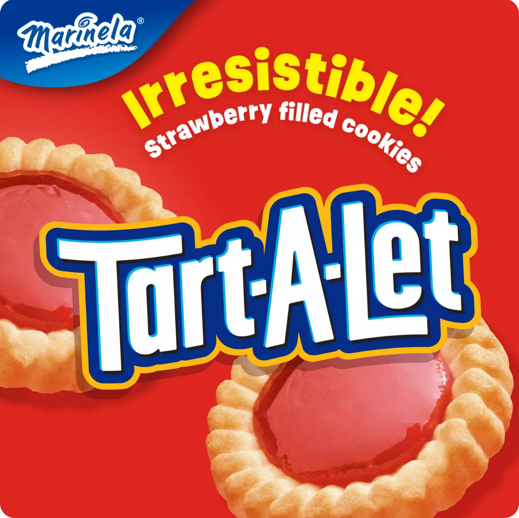 Marinela Tart-A-Let Strawberry-Filled Cookies 8 ct