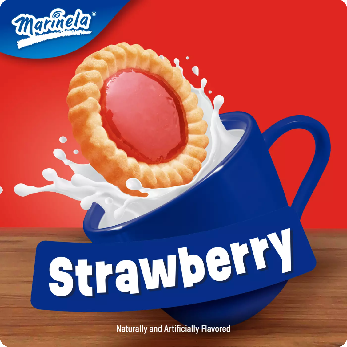 Marinela Tart-A-Let Strawberry-Filled Cookies 8 ct