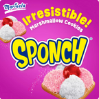 Marinela Sponch Marshmallow Strawberry Coconut Cookies 6 ct