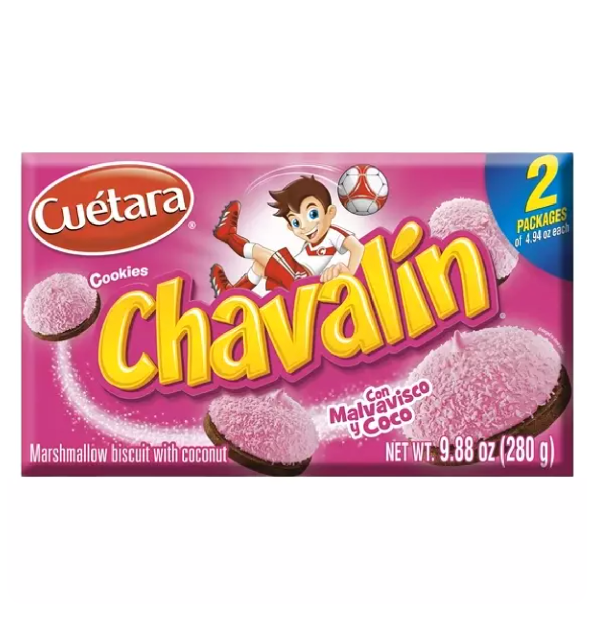 Cuetara Chavalin Marshmallow and Coconut Cookies 9.88 oz Main image