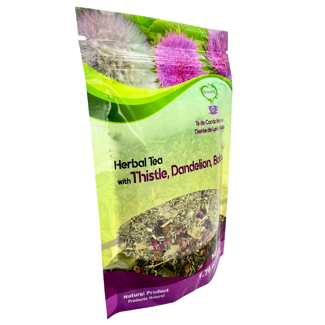 QuiereTe Herbal Tea with Thistle, Dandelion and Boldo 1.76oz