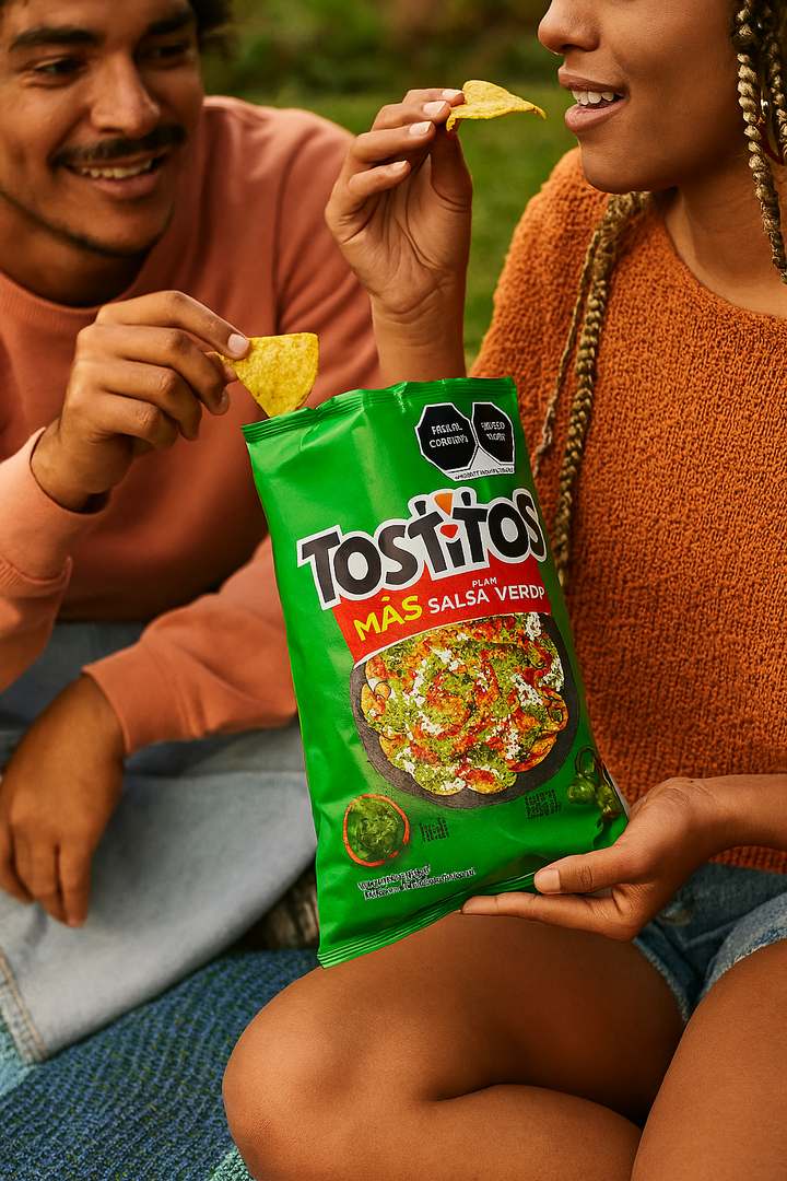 Sabritas Tostitos Salsa Verde – 2.2 oz (Box of 50)