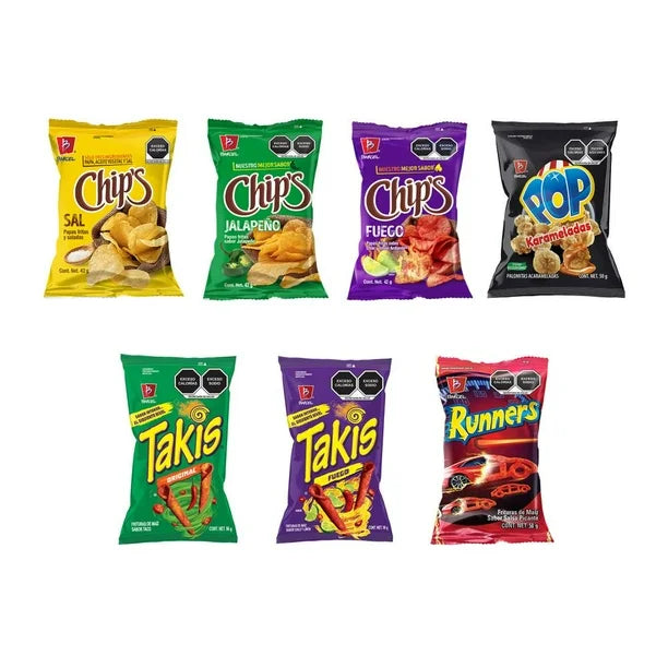 Barcel Assorted Snack Pack - 25 Pieces