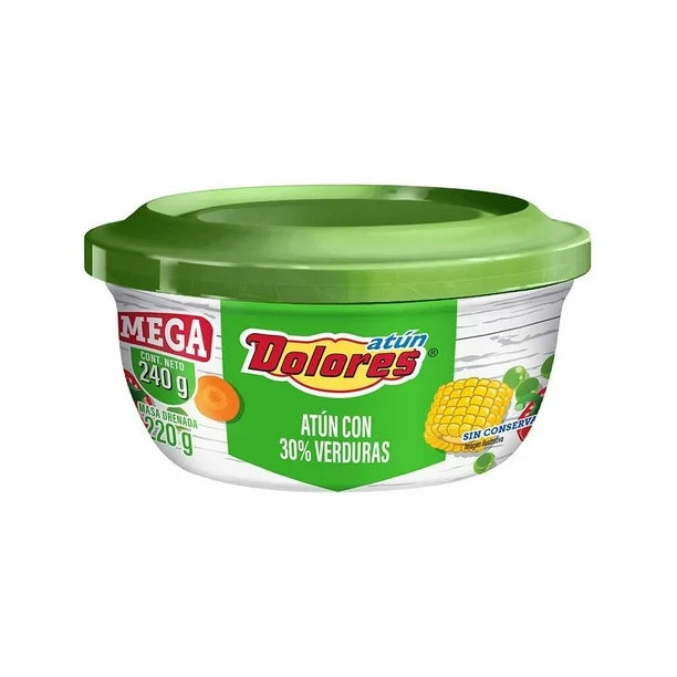 Dolores Tuna with Vegetables – 9 oz