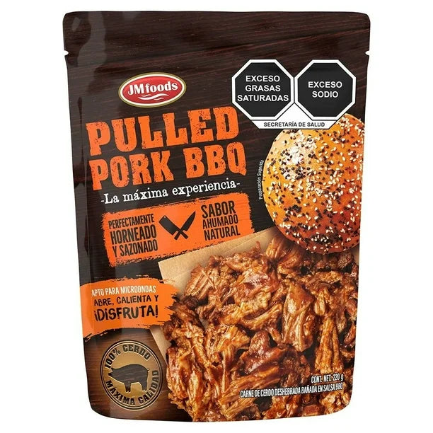 JM Foods Pulled Pork with BBQ Sauce – 8 oz Main image