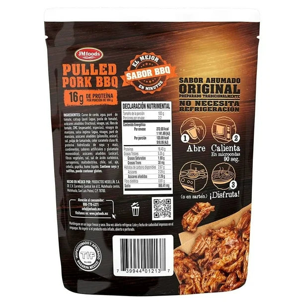 JM Foods Pulled Pork with BBQ Sauce – 8 oz Secondary image
