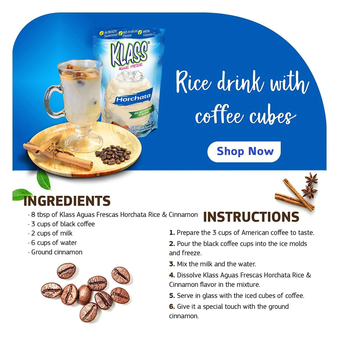 Klass Aguas Frescas Horchata Drink Mix – 14.1 oz