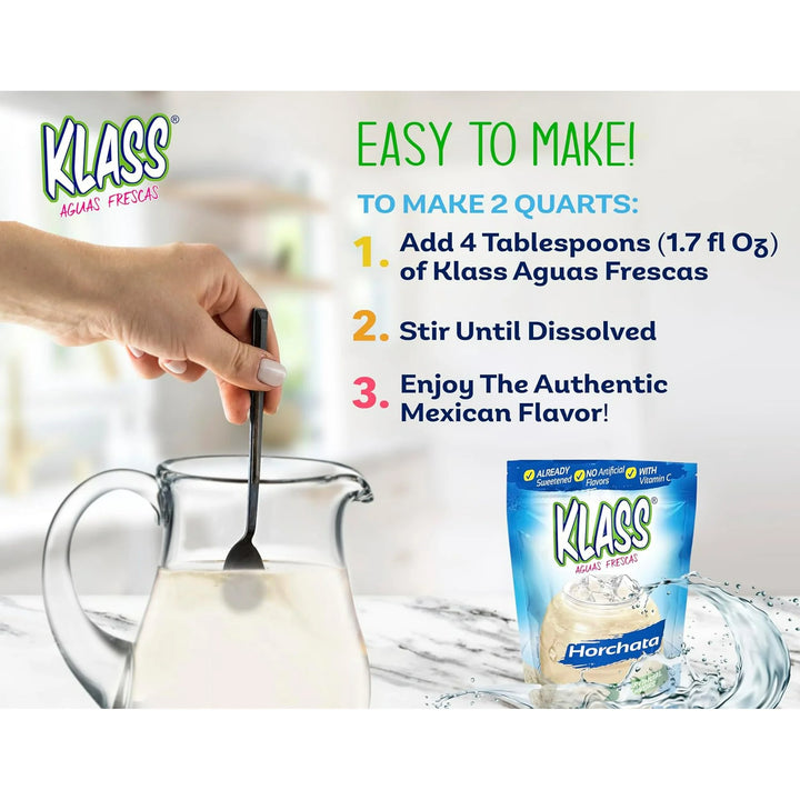 Klass Aguas Frescas Horchata Drink Mix – 14.1 oz