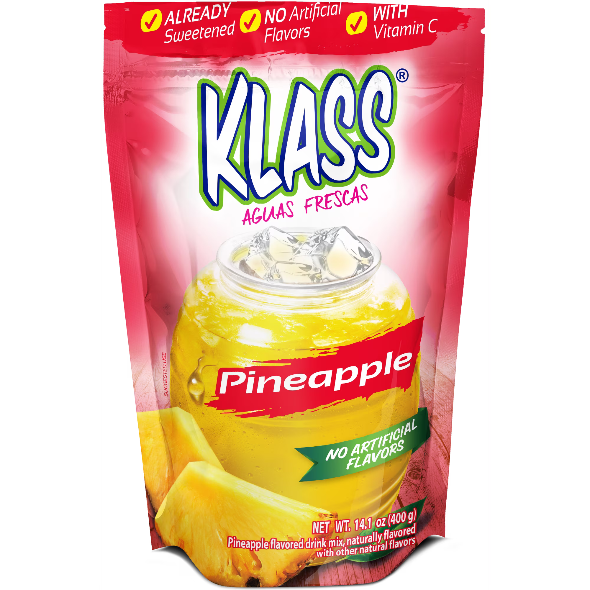 Klass Aguas Frescas Pineapple Drink Mix – 14.1 oz Main image