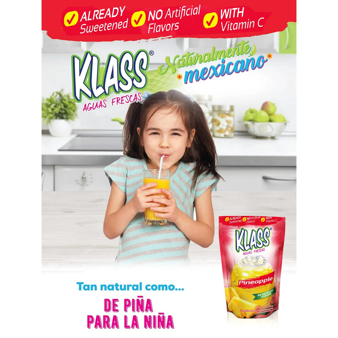 Klass Aguas Frescas Pineapple Drink Mix – 14.1 oz
