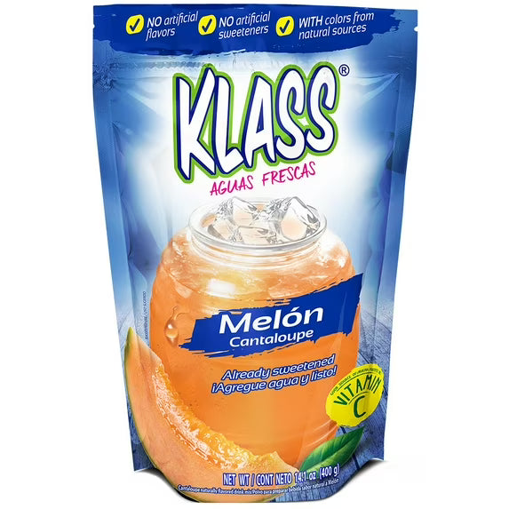 Klass Aguas Frescas Melon Drink Mix 14.1 oz Main image