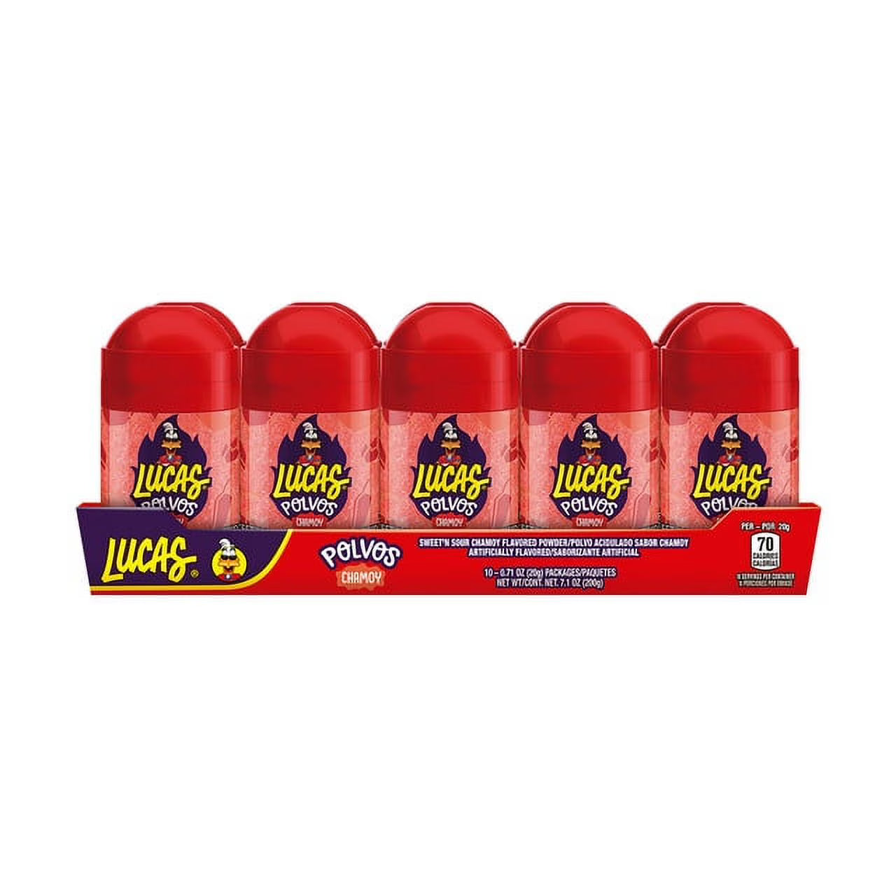Lucas Chamoy Powder – 0.71 oz (Pack of 10)
