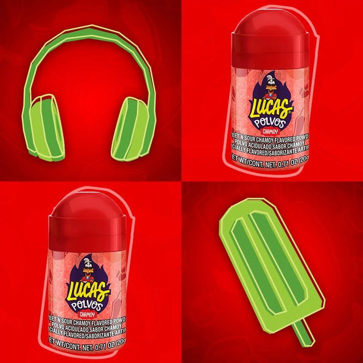 Lucas Chamoy Powder – 0.71 oz (Pack of 10)