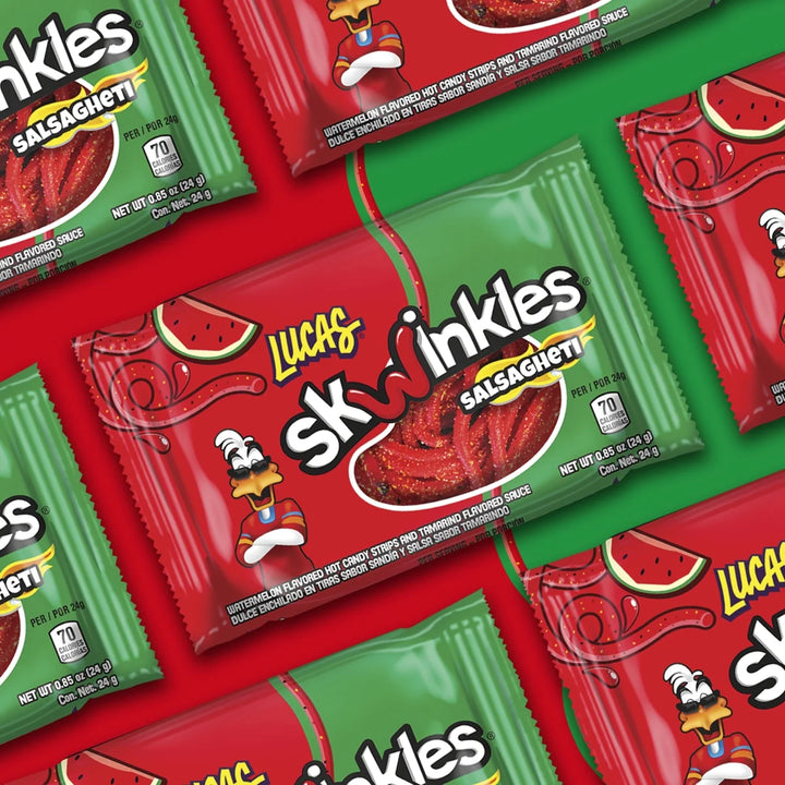 Lucas Skwinkles Salsagheti Watermelon 0.85 oz (12-Pack)