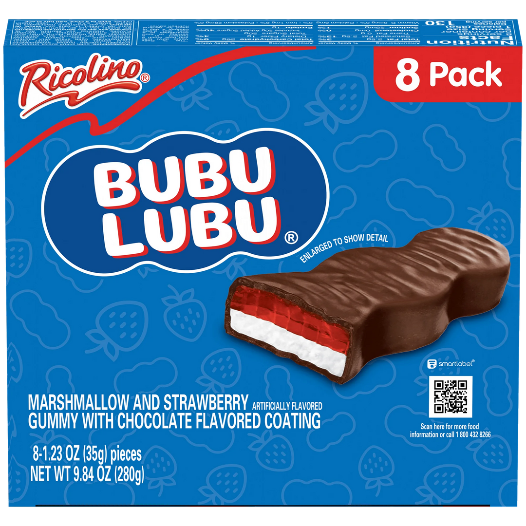 Ricolino Bubulubu 1.23oz Pack of 8