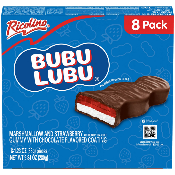 Ricolino Bubulubu 1.23oz Pack of 8