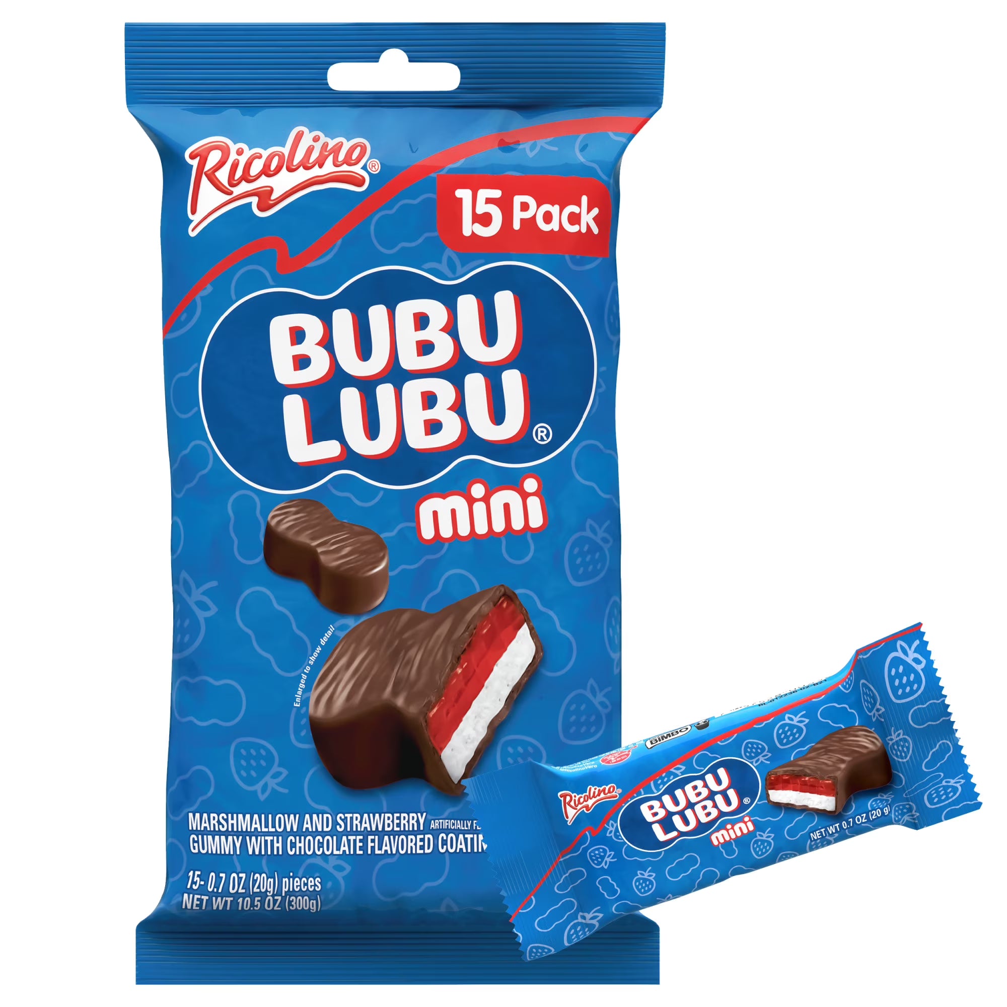 Ricolino Bubulubu Mini 0.7oz Pack of 15 Main image