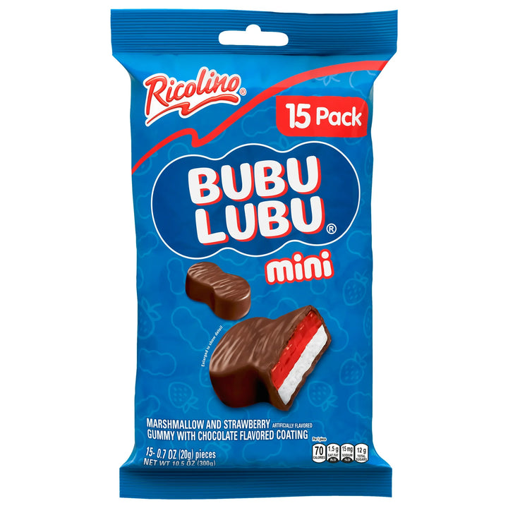 Ricolino Bubulubu Mini 0.7oz Pack of 15