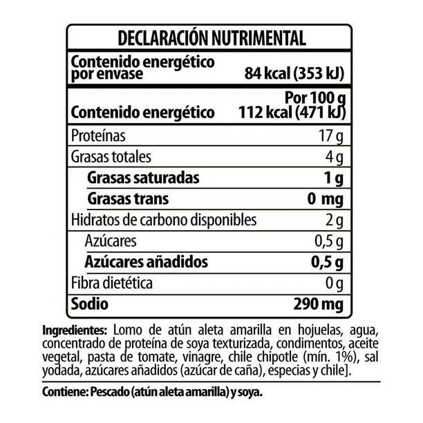 Tuny Gourmet Tuna with Chipotle – 3 oz Secondary image