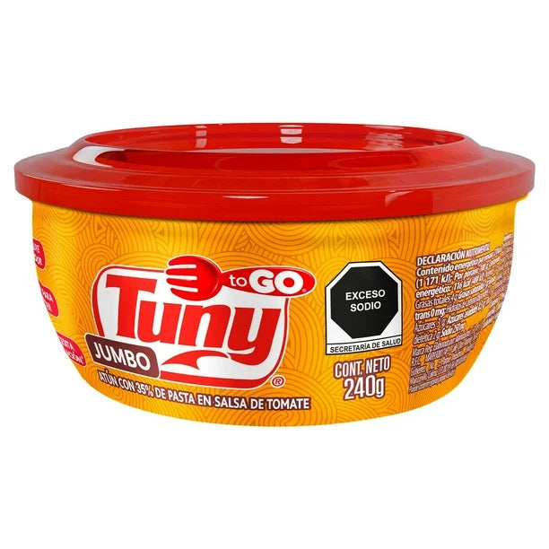 Tuny To Go Jumbo Tuna with Pasta in Tomato Sauce – 9 oz Main image