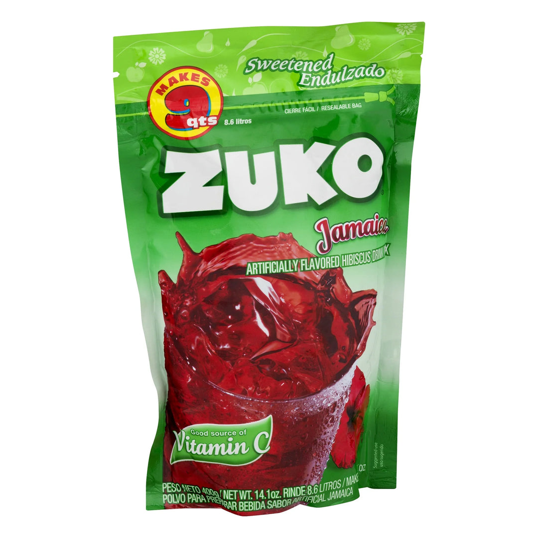 Zuko Hibiscus Jamaica Flavor Drink Powder 14.1oz