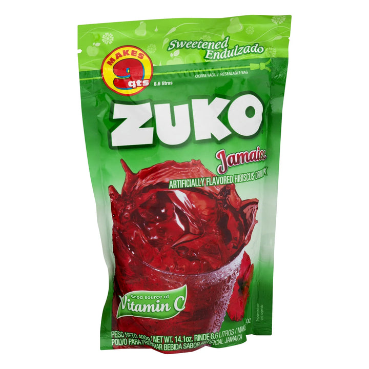 Zuko Hibiscus Jamaica Flavor Drink Powder 14.1oz