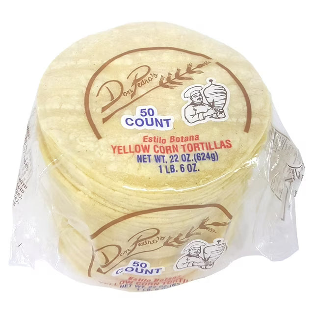 Don Pedro's Yellow Corn Tortillas 50 ct