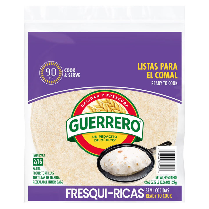 Guerrero Fresqui-Ricas Flour Tortillas 21.33 oz (Pack of 2)