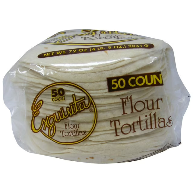 Exquisita Flour Tortillas 72 oz