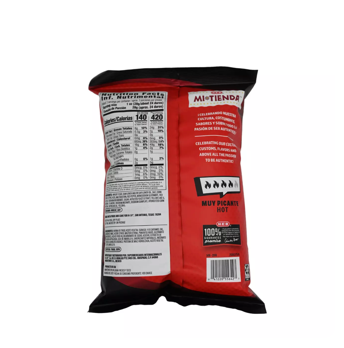 HEB Mi Tienda Picosito Duros Wheat Puff Snacks 3 oz