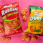 HEB Mi Tienda Ruedas Wheat Snacks Chili Lime 3 oz