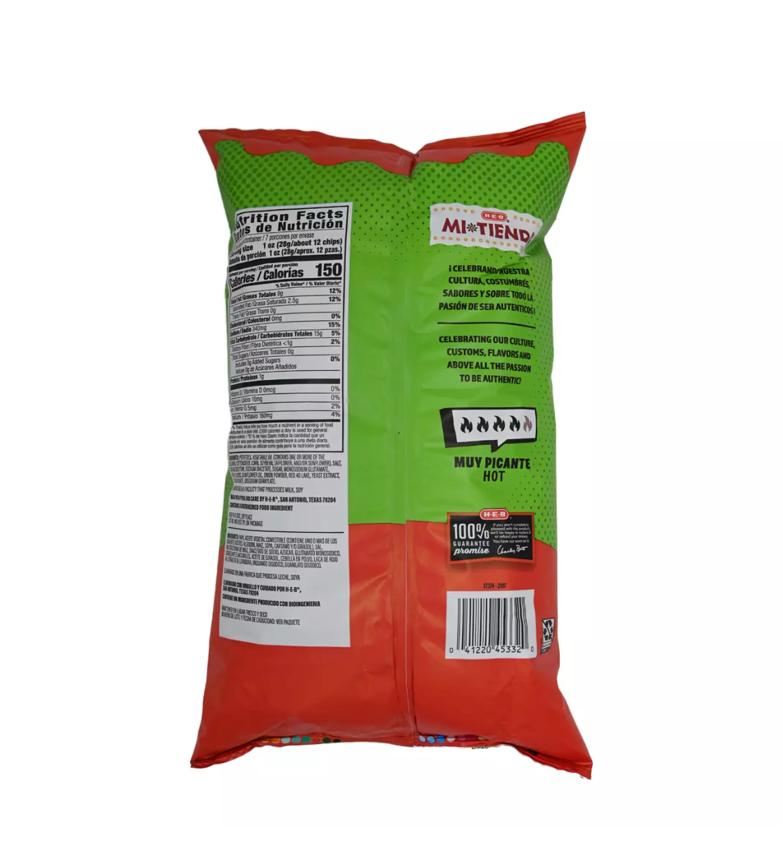 HEB Mi Tienda Chili Lime Potato Chips 7 oz