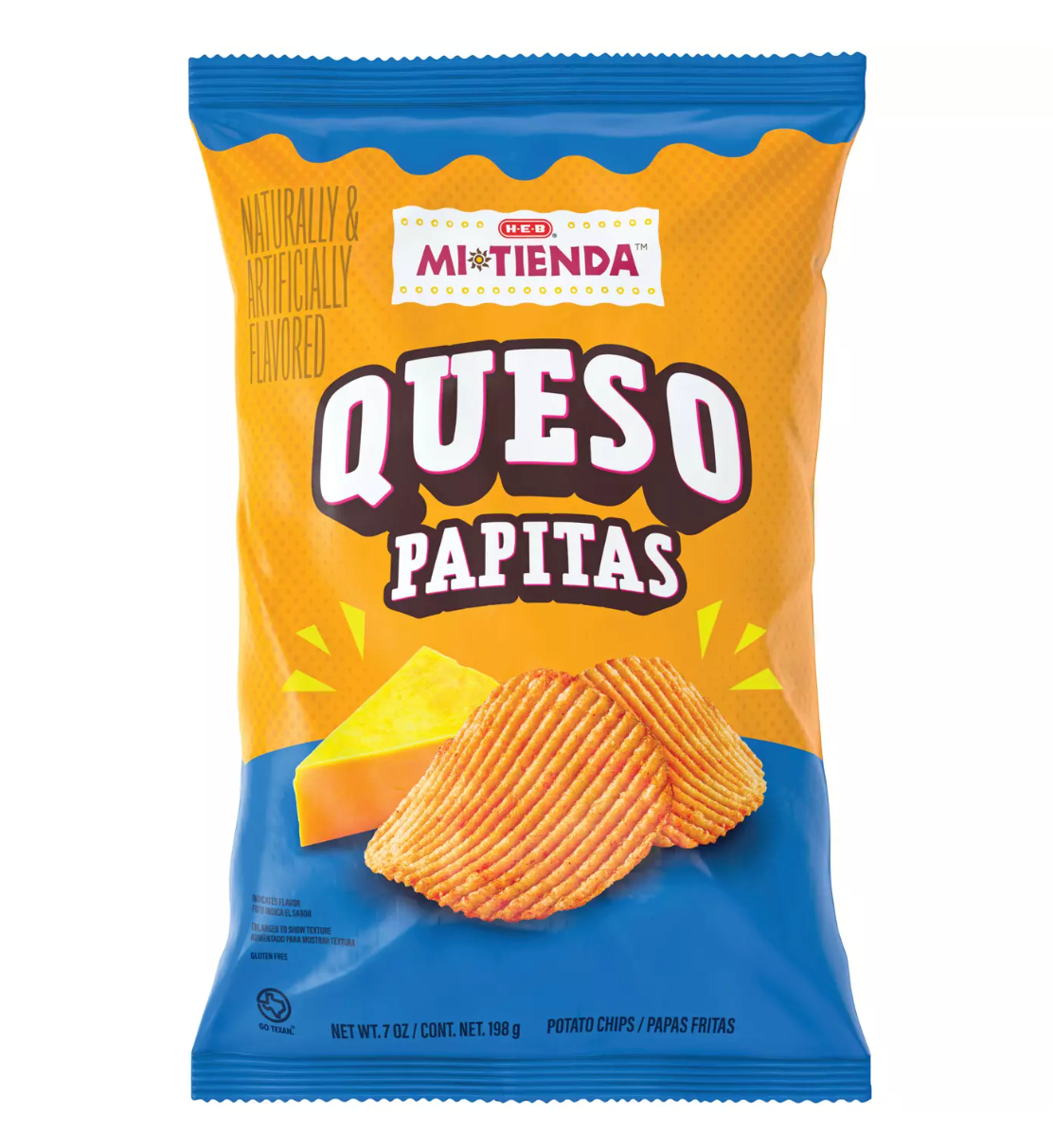 HEB Mi Tienda Cheese Potato Chips 7 oz