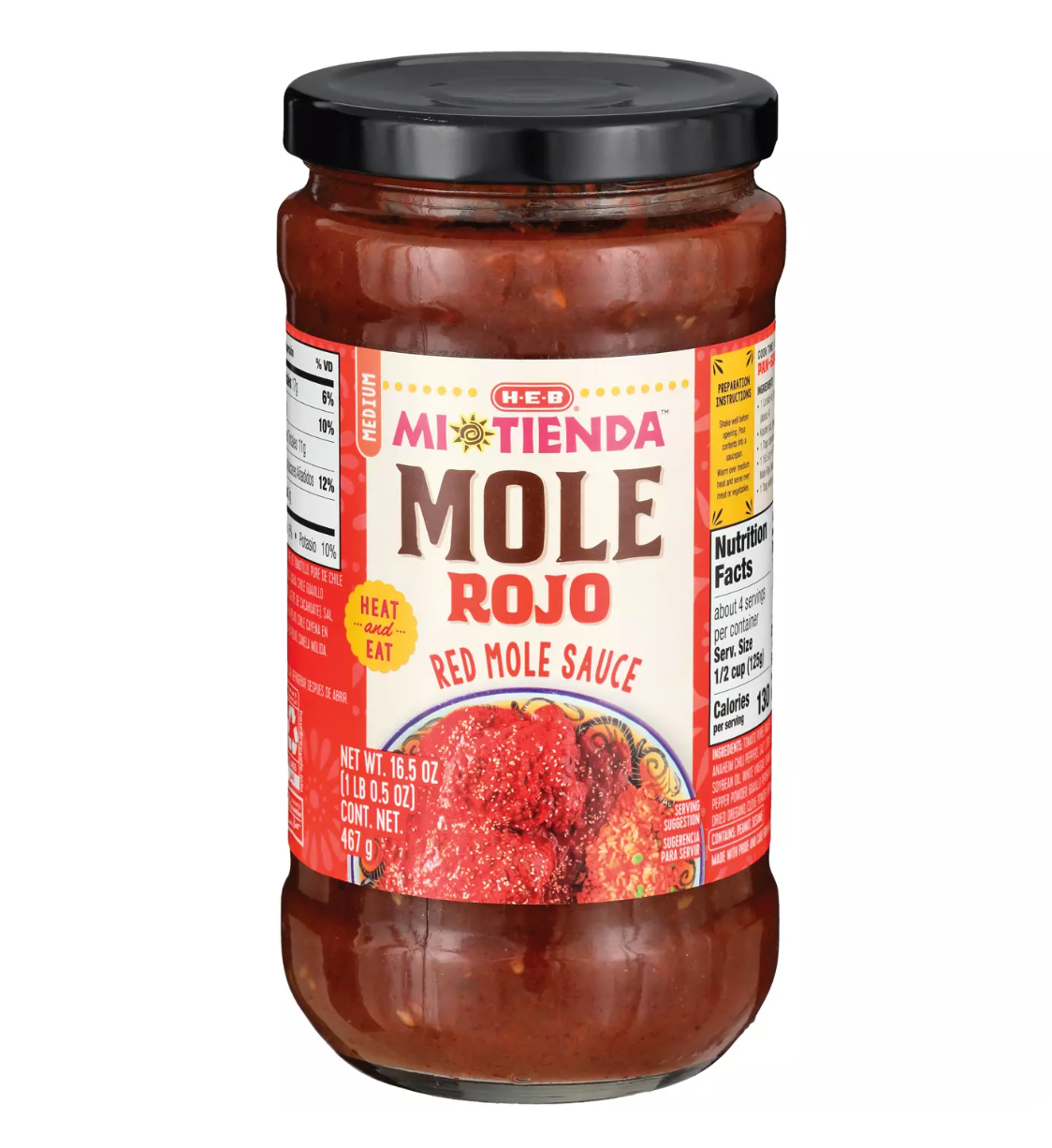HEB Mi Tienda Red Mole Sauce 16.5 oz