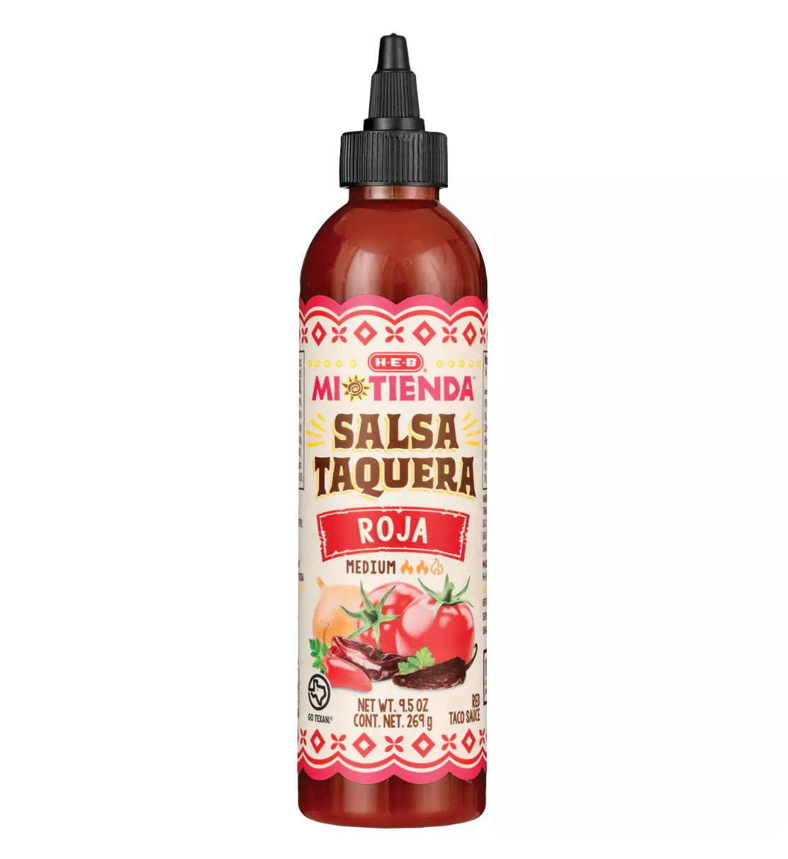HEB Mi Tienda Red Taquera Sauce 9.5 oz Secondary image