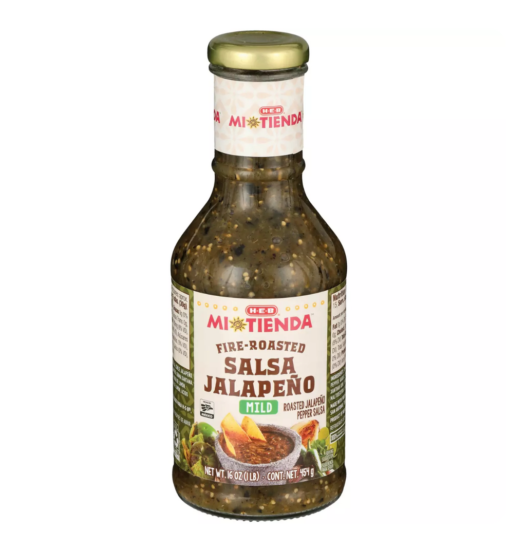 HEB Mi Tienda Fire-Roasted Jalapeño Sauce Mild 16 oz