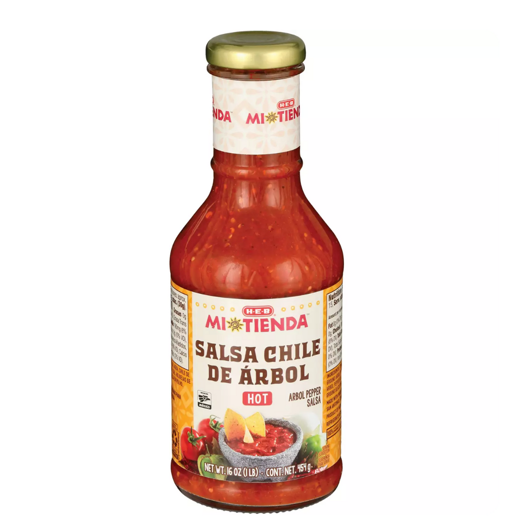 HEB Mi Tienda Chile de Arbol Sauce Hot 16 oz
