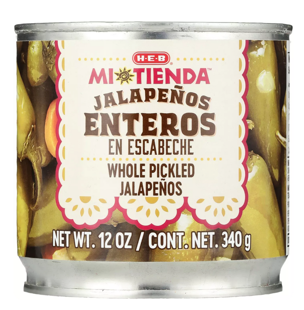 HEB Mi Tienda Whole Pickled Jalapeños 12 oz