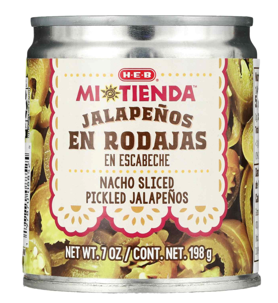 HEB Mi Tienda Nacho Sliced Pickled Jalapeños 7 oz Main image