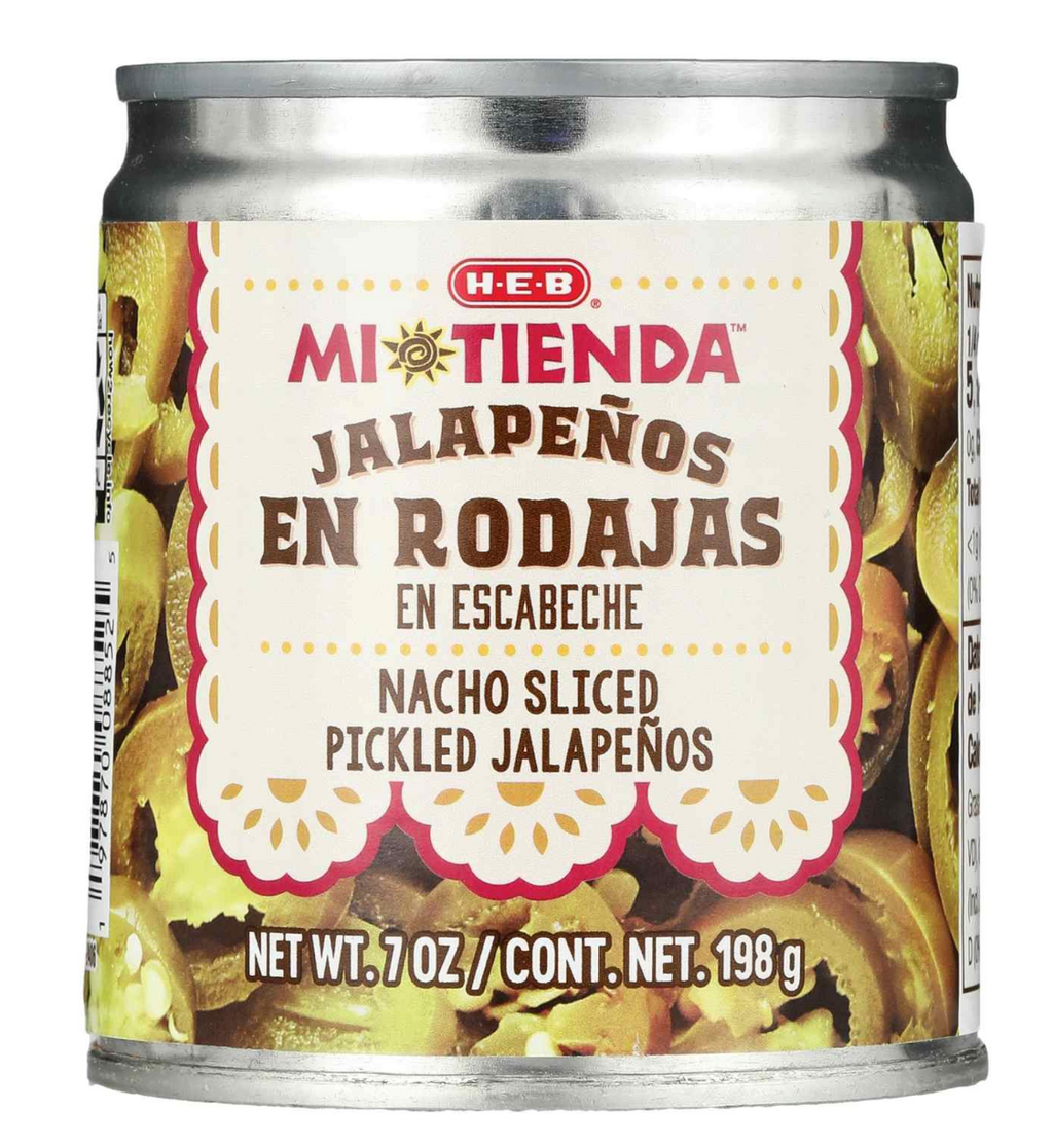 HEB Mi Tienda Nacho Sliced Pickled Jalapeños 7 oz