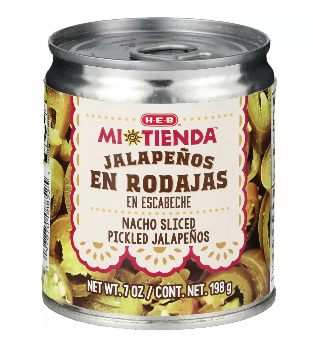 HEB Mi Tienda Nacho Sliced Pickled Jalapeños 7 oz