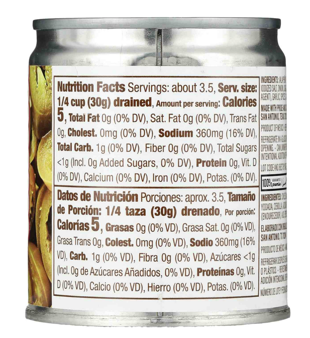 HEB Mi Tienda Nacho Sliced Pickled Jalapeños 7 oz