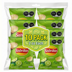 Sabritas Lime Potato Chips 10 Pack 2 oz Each