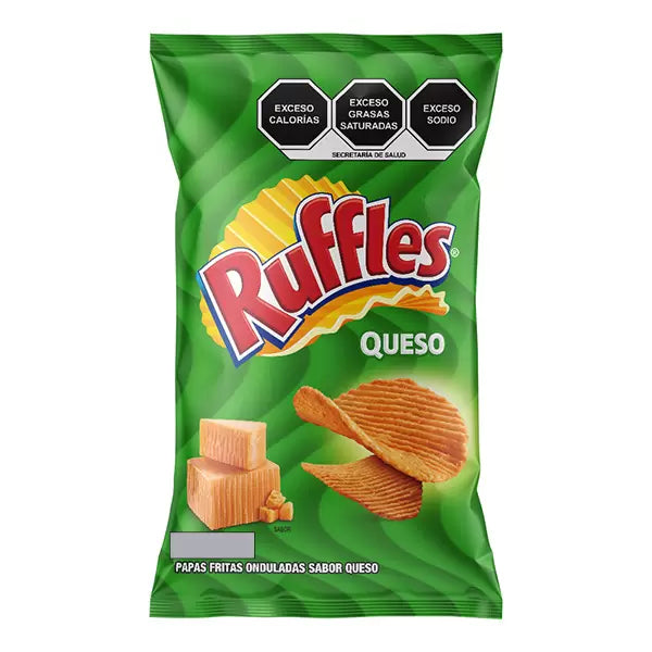 Sabritas Ruffles Cheese Potato Chips 10 Pack 2 oz Each