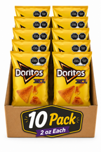 Sabritas Doritos 3D Corn Snacks 10 Pack 2 oz Each