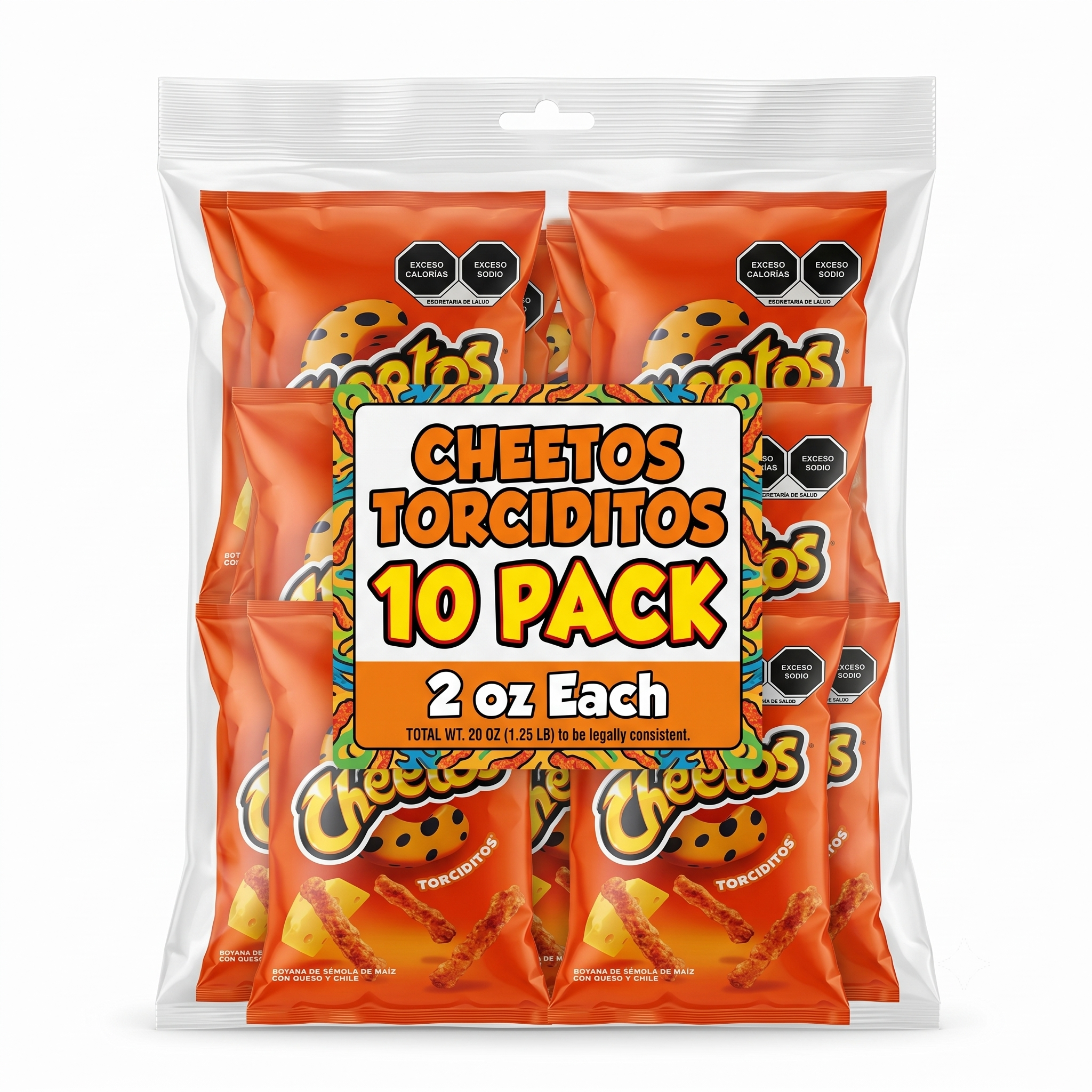 Sabritas Cheetos Torciditos 10 Pack 2 oz Each Main image